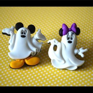Mickey Minnie Ghost Earrings - Halloween Studs 👻